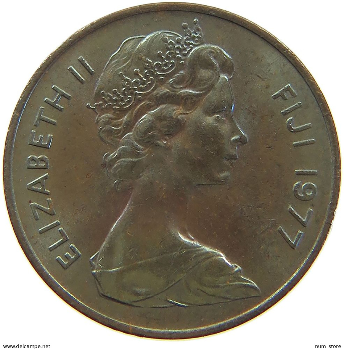 FIJI CENT 1977 ELIZABETH II. (1952-) #MA 065826 - Figi