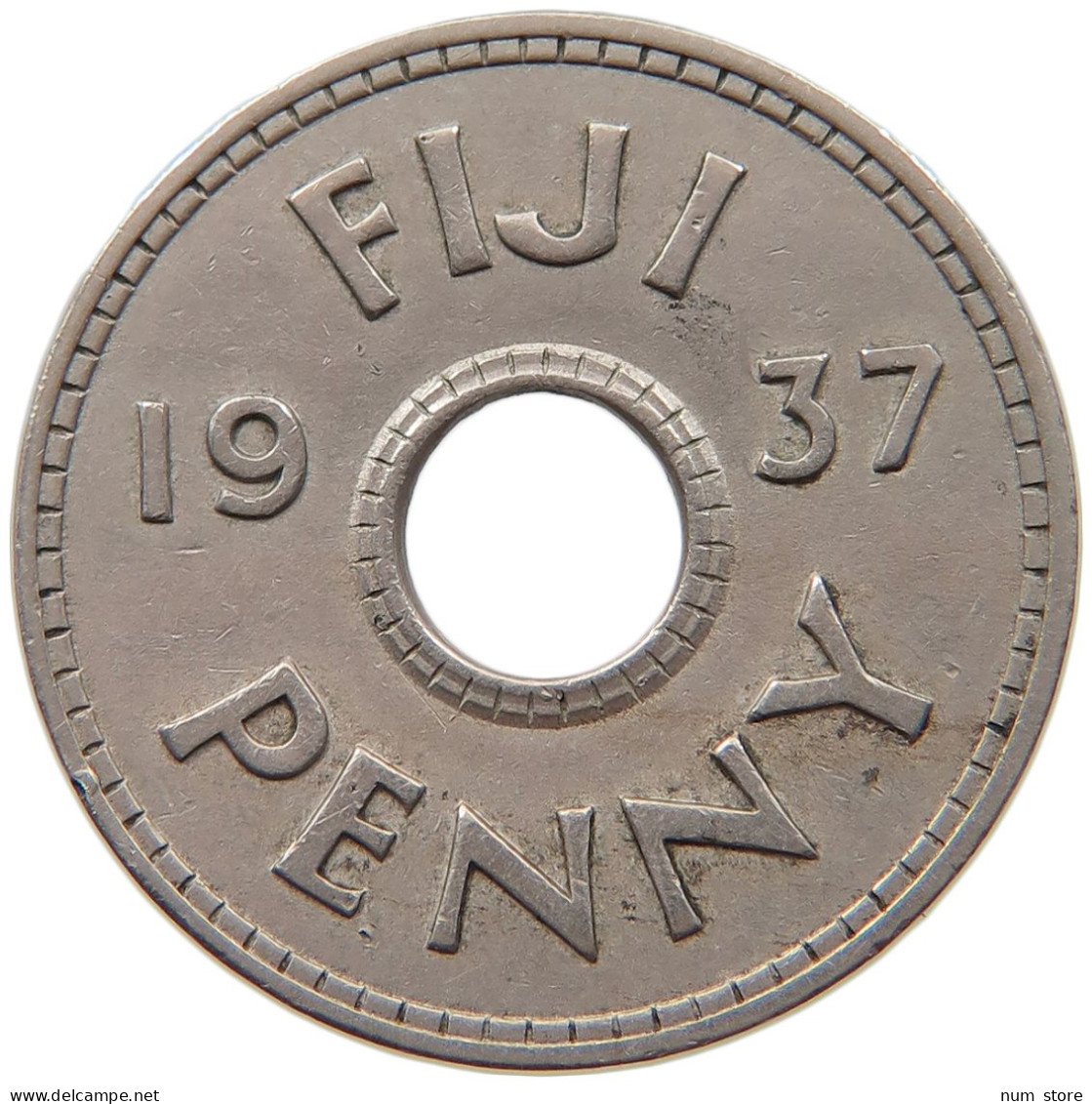 FIJI PENNY 1937 GEORGE VI. (1936-1952) #MA 065818 - Figi