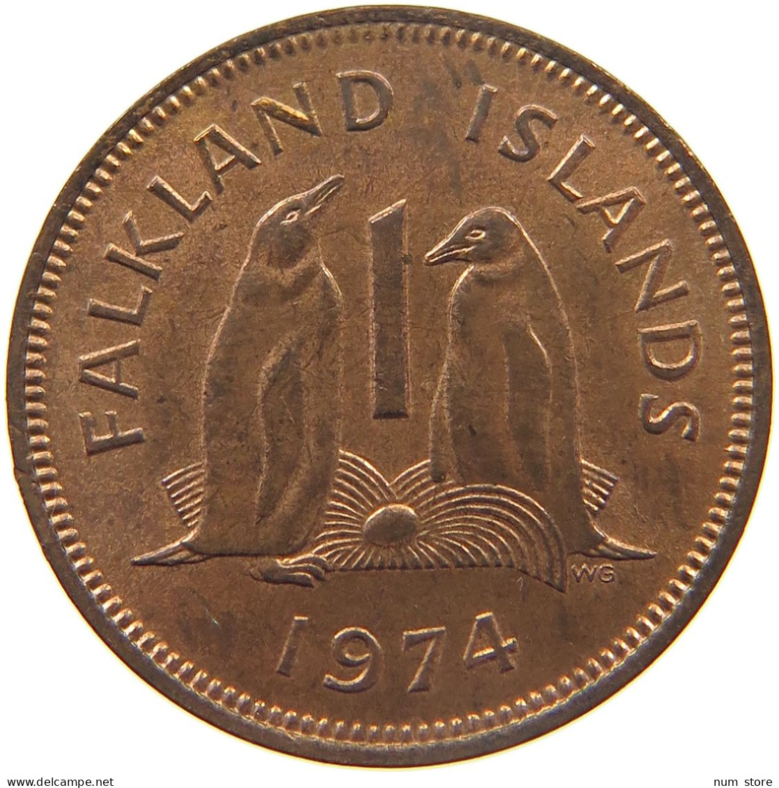 FALKLAND ISLANDS CENT 1974  #MA 025432 - Falklandinseln