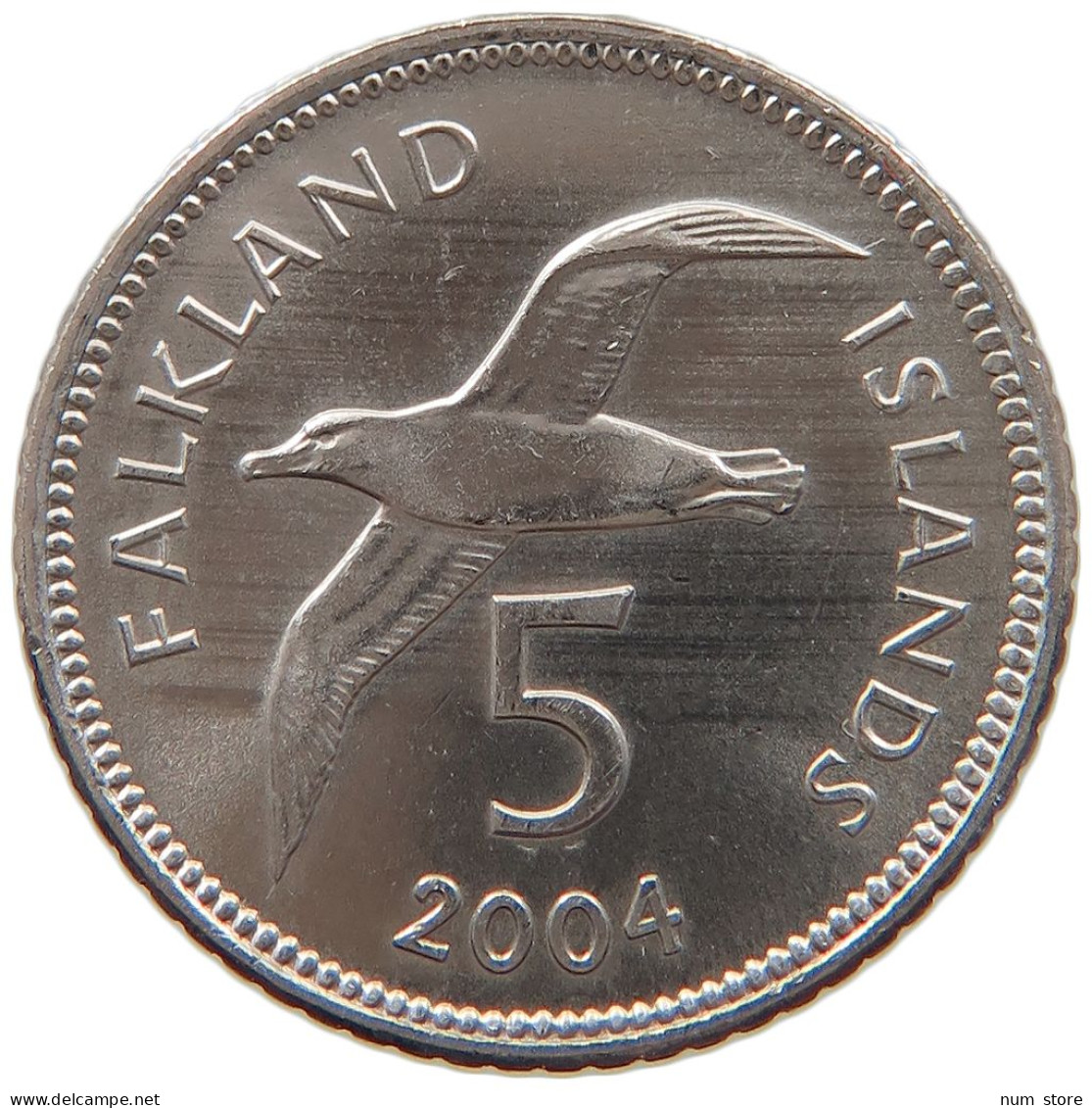 FALKLAND ISLANDS 5 PENCE 2004 ELIZABETH II. (1952-2022) #MA 066554 - Falkland