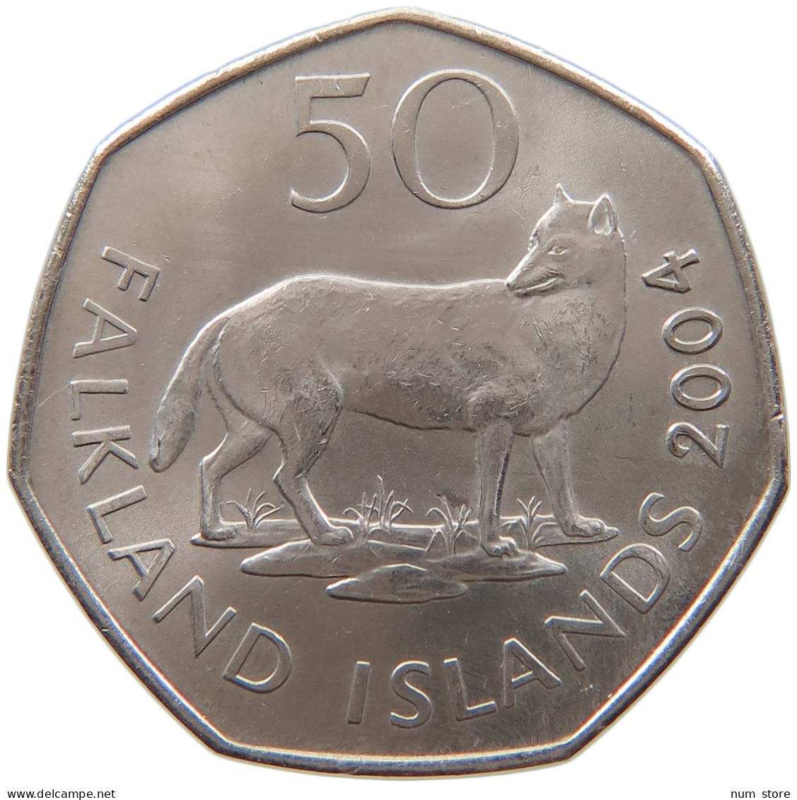 FALKLAND ISLANDS 50 PENCE 2004 ELIZABETH II. (1952-2022) #MA 066547 - Falklandinseln