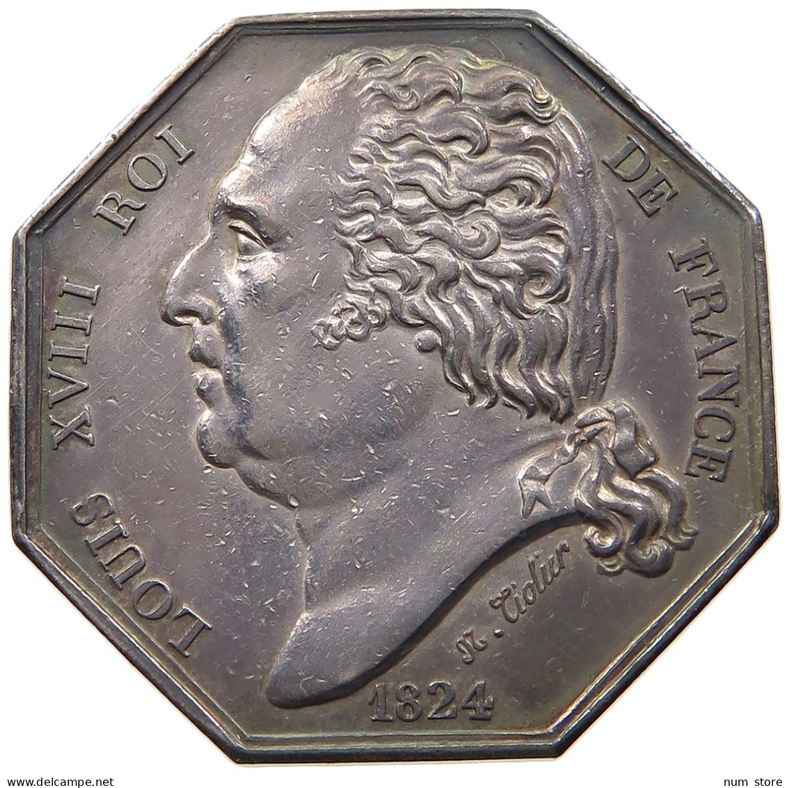 FRANCE JETON 1824 LOUIS XVIII (1815-1824) CONSEIL MUNICIPAL DU HAVRE 1819 #MA 020017 - Sonstige & Ohne Zuordnung