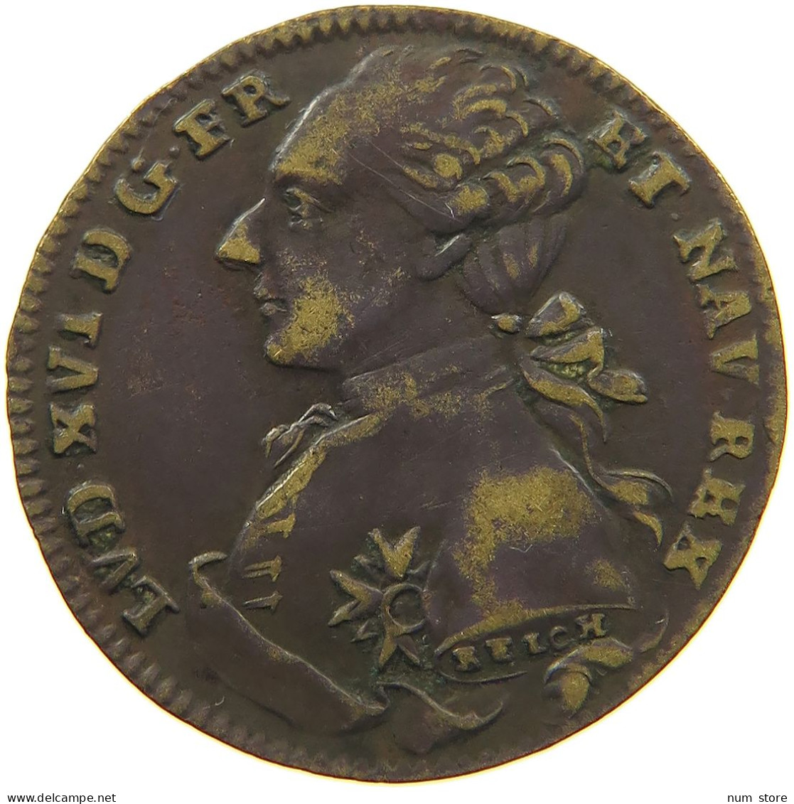 FRANCE JETON  LOUIS XVI. (1774-1793) JETON OMNIBUS NON SIBI #MA 104187 - 1774-1791 Louis XVI