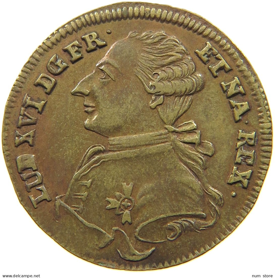 FRANCE JETON  JETON LOUIS XVI. #MA 001653 - 1774-1791 Louis XVI