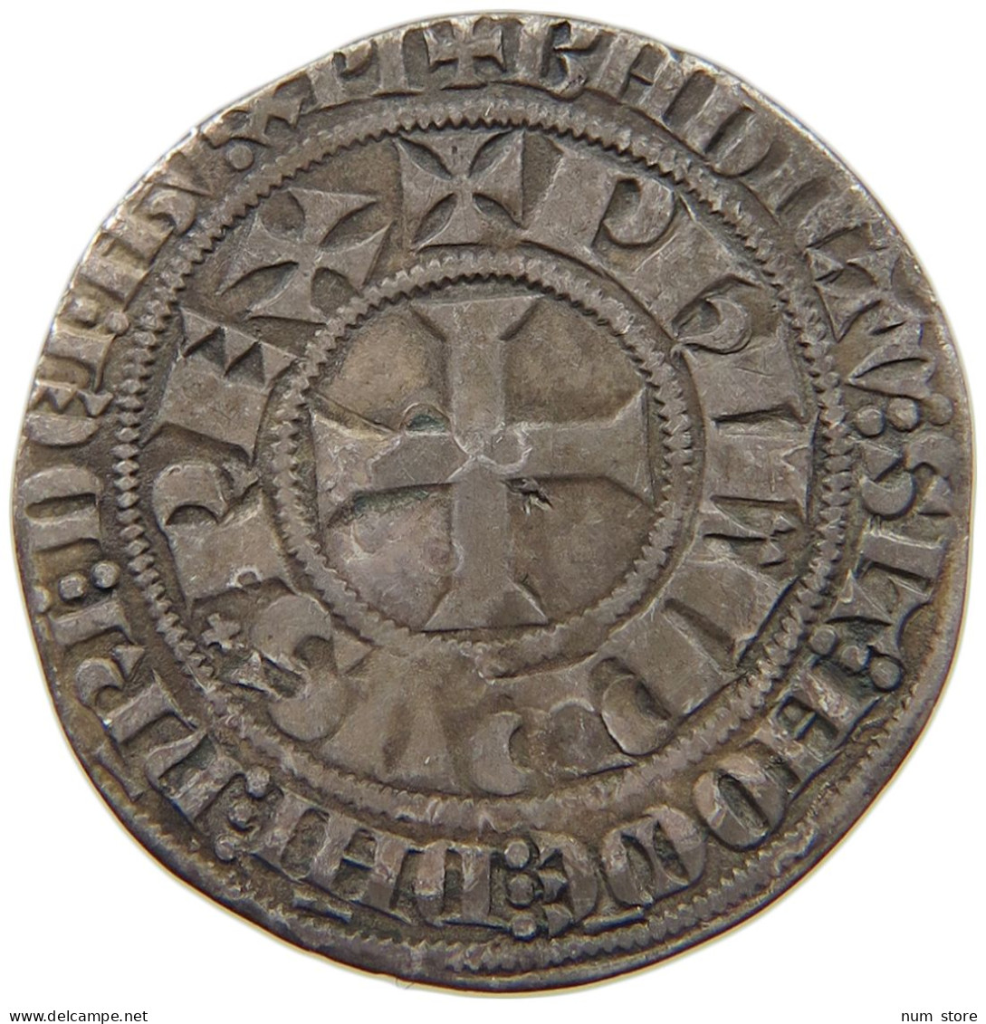 FRANCE GROS TOURNOIS  PHILIPP IV. (1285–1314) #MA 009839 - 1285-1314 Philipp IV Der Schöne