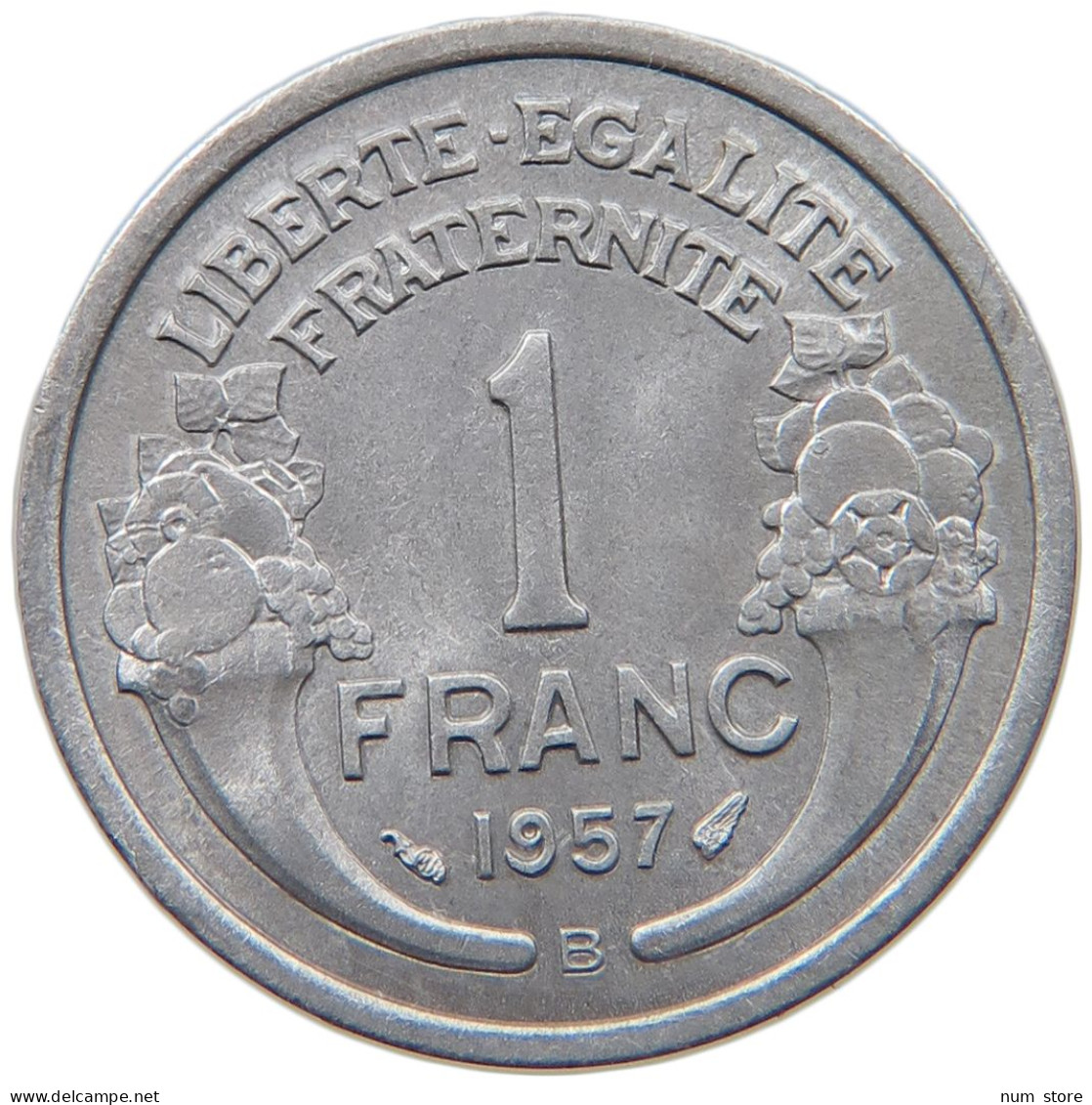 FRANCE FRANC 1957 B  #MA 098809 - 1 Franc