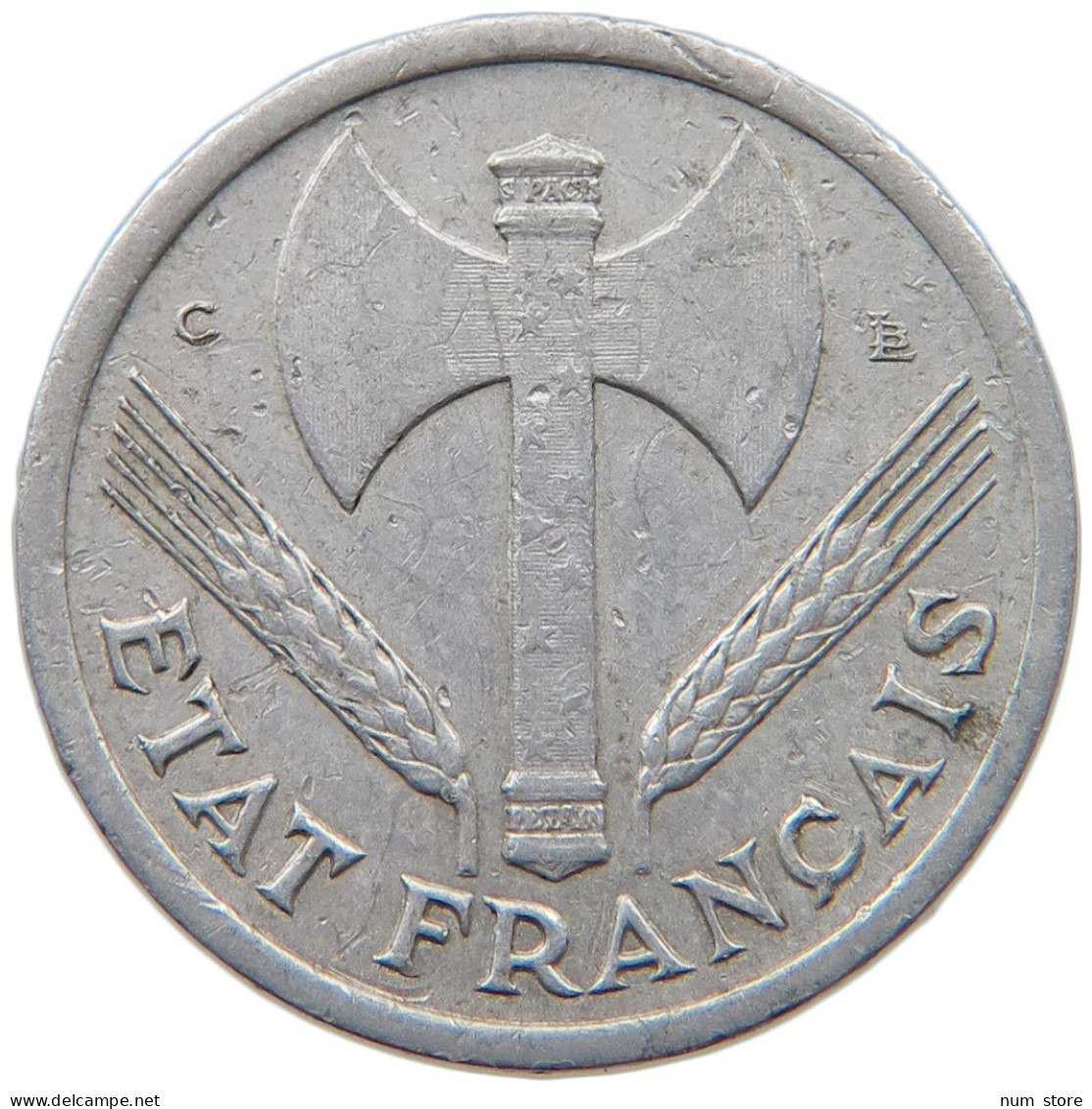 FRANCE FRANC 1944 C  #MA 098764 - 1 Franc