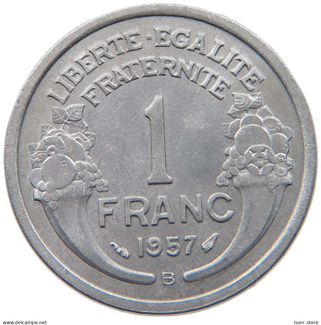 FRANCE FRANC 1957 B  #MA 098802 - 1 Franc