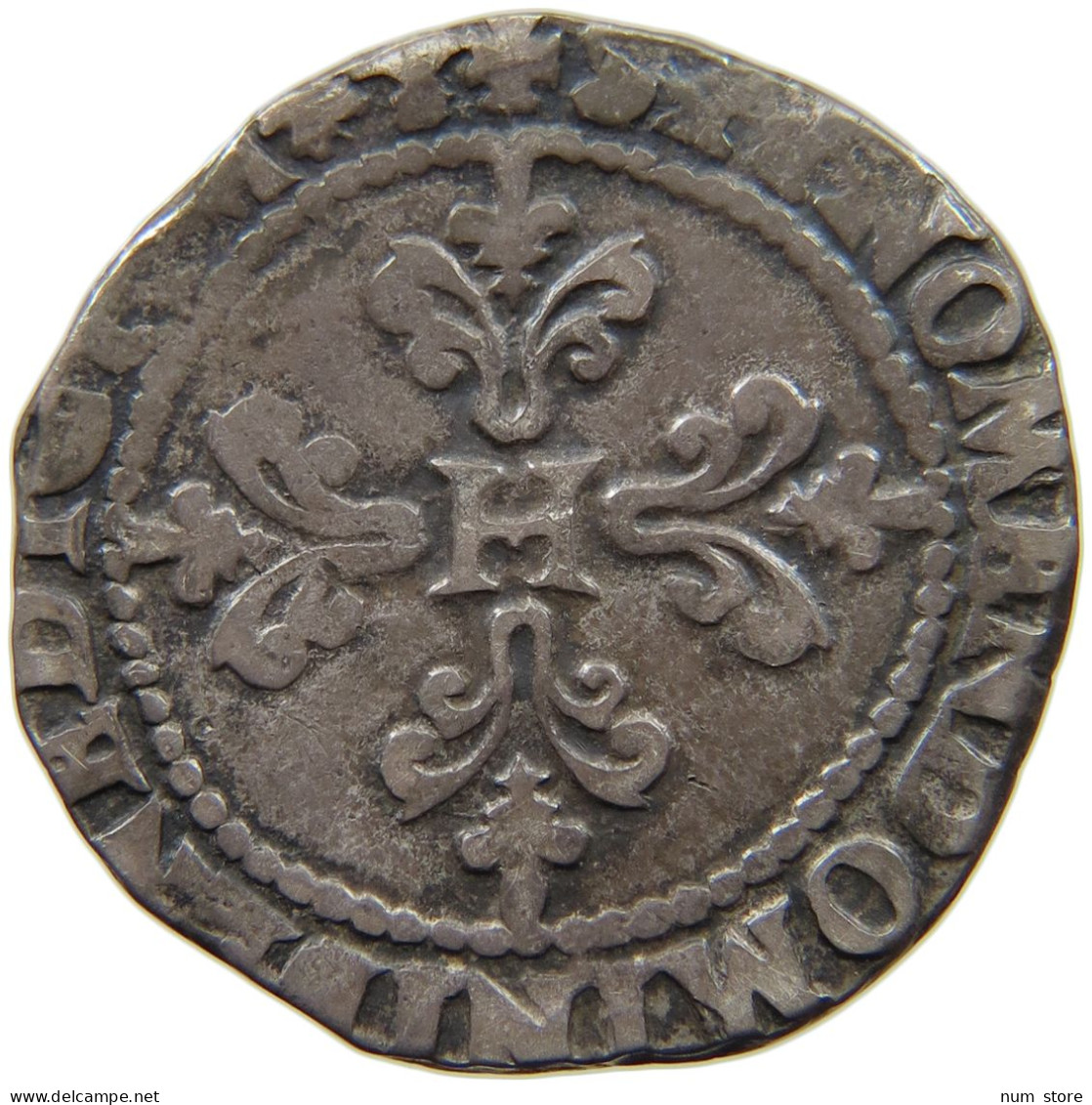 FRANCE FRANC 1582 HENRI III. (1574-1589) #MA 008550 - 1574-1589 Enrico III