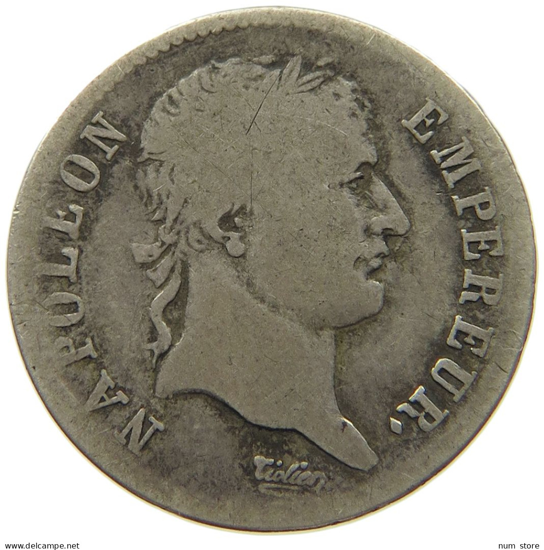 FRANCE FRANC 1808 W NAPOLEON I. (1804-1814, 1815) #MA 000103 - 1 Franc