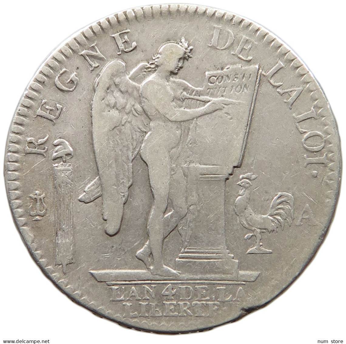 FRANCE ECU 1792 A LOUIS XVI. #MA 008340 - 1774-1791 Ludwig XVI.