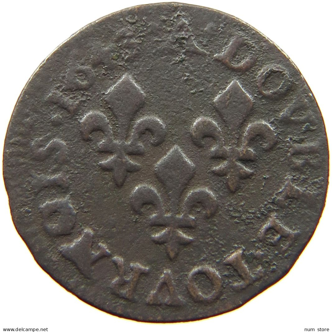 FRANCE DOUBLE TOURNOIS 1643 LOUIS XIII #MA 001675 - 1610-1643 Louis XIII The Just