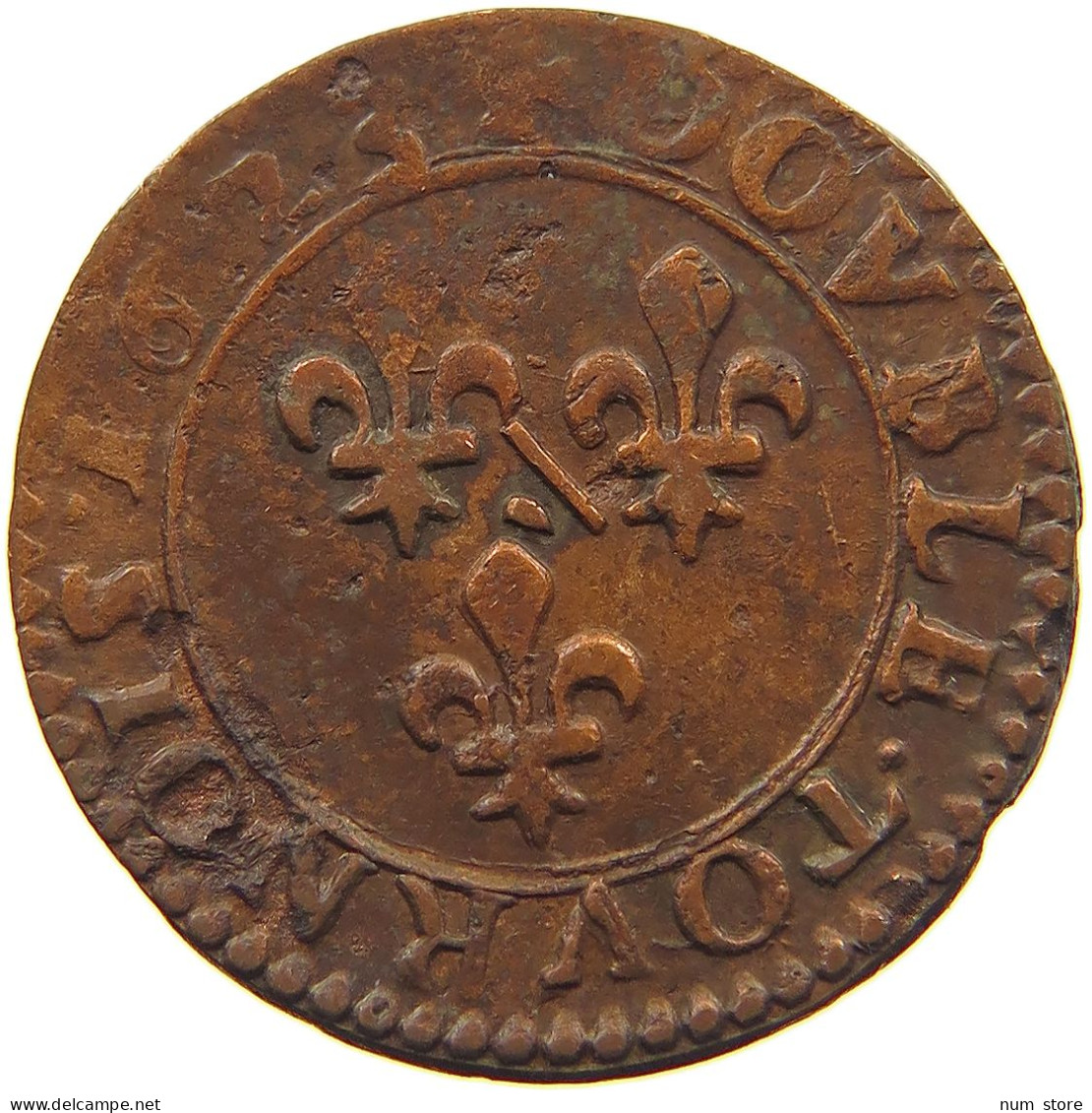 FRANCE DOUBLE TOURNOIS 1623 DOMBES - PRINCIPAUTÉ DE DOMBES - MARIE DE BOURBON-MONTPENSIER #MA 022567 - Dombes