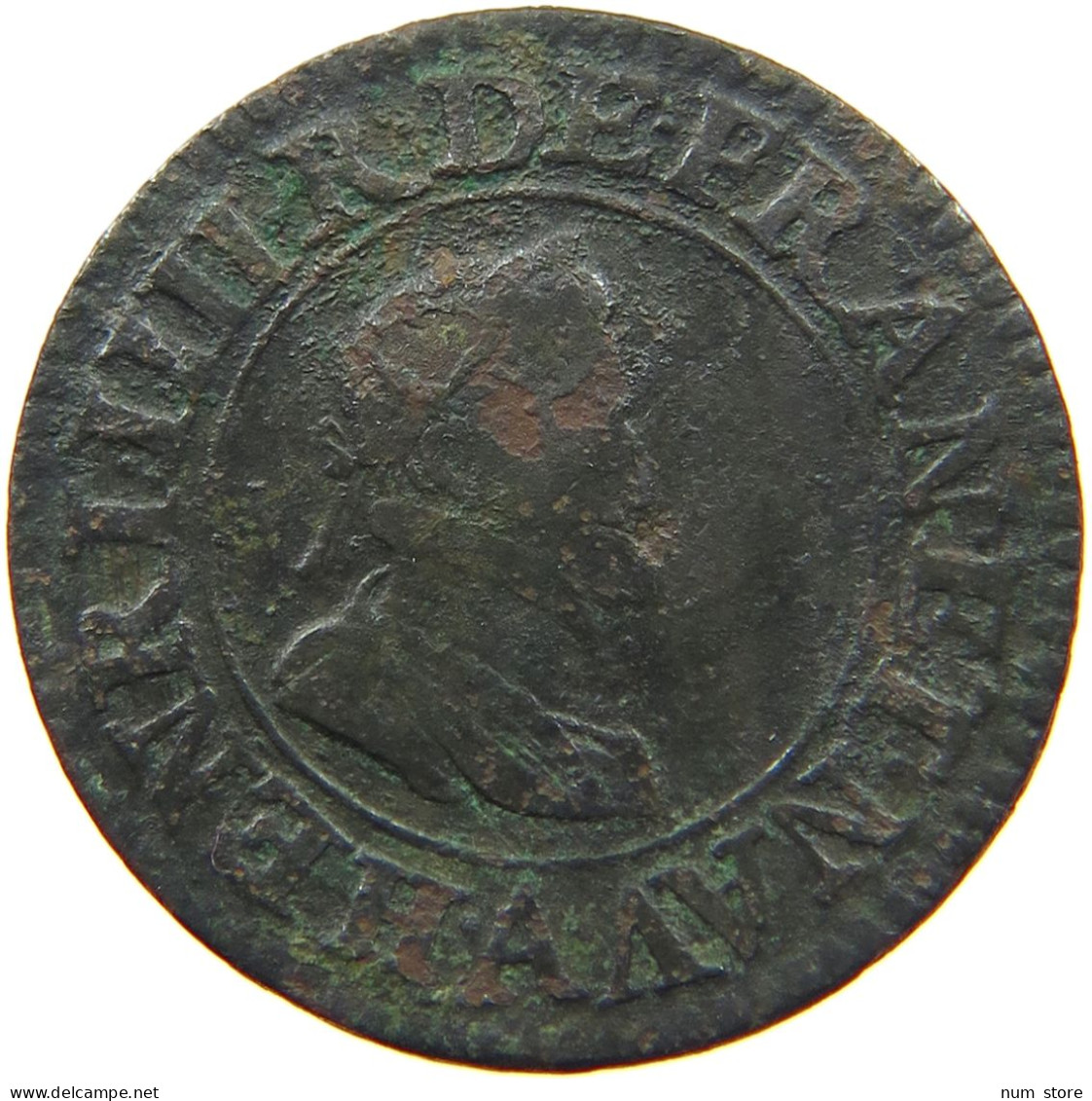 FRANCE DOUBLE TOURNOIS 1606 HENRY IV 1606 #MA 001674 - 1589-1610 Heinrich IV.