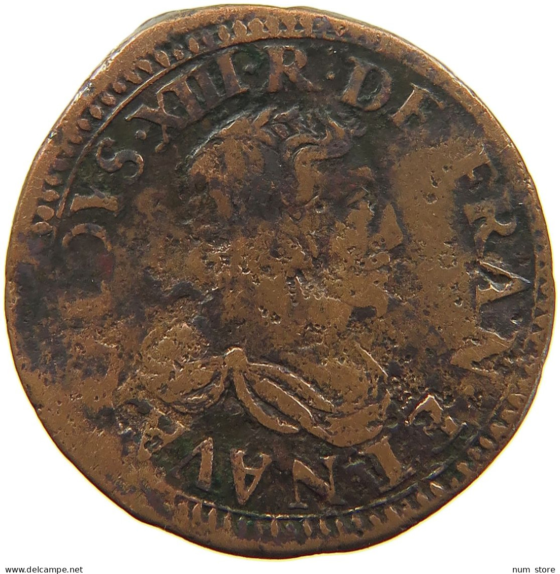 FRANCE DOUBLE LORRAIN 1635 LOUIS XIII. (1610–1643), STENAY VERY RARE #MA 100883 - 1610-1643 Louis XIII The Just