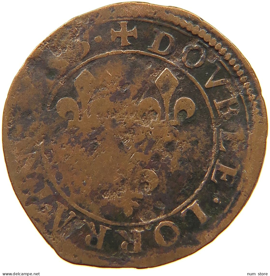 FRANCE DOUBLE LORRAIN 1635 LOUIS XIII. (1610–1643), STENAY VERY RARE #MA 100883 - 1610-1643 Luis XIII El Justo