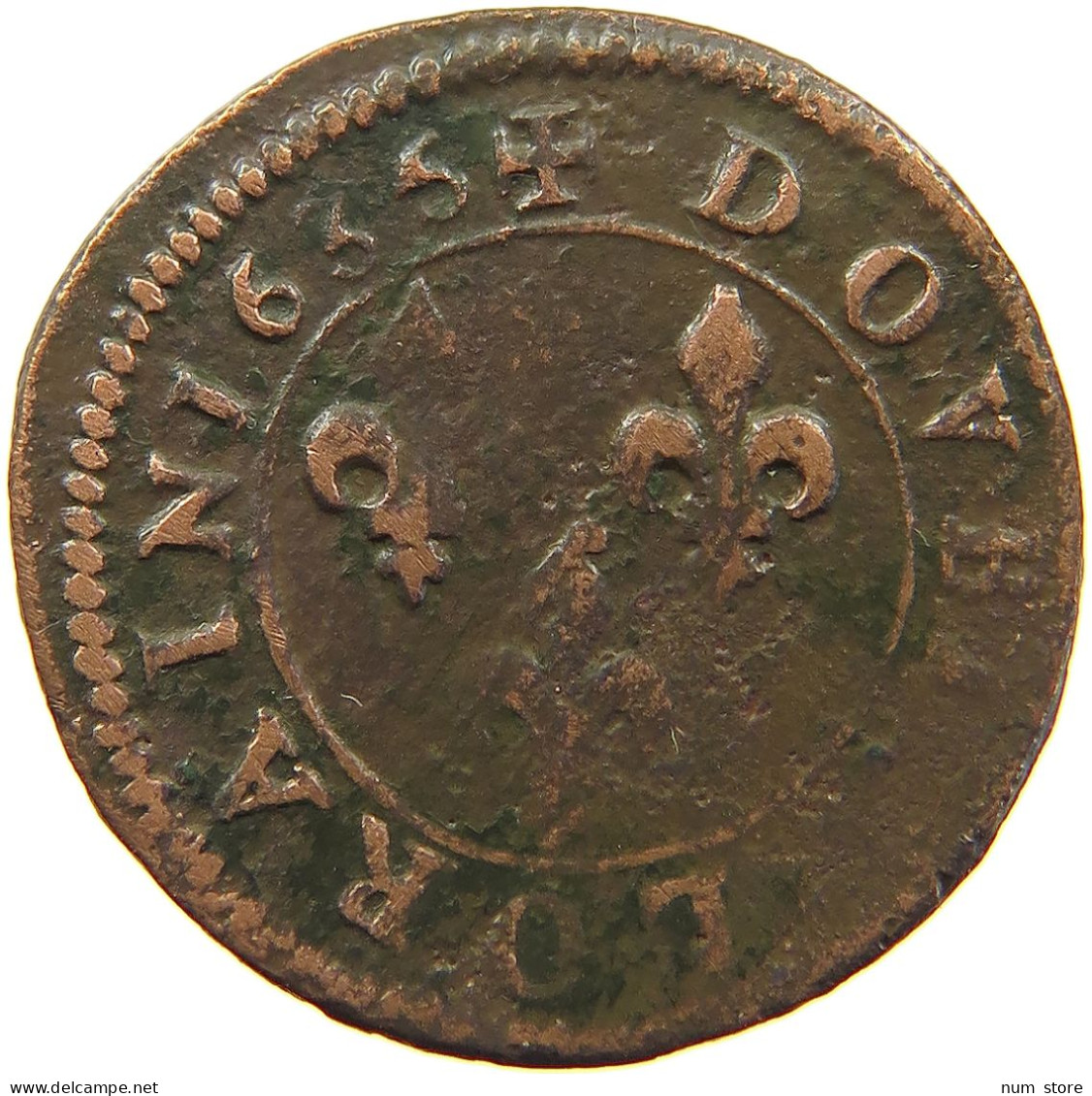 FRANCE DOUBLE LORRAIN 1635 LOUIS XIII. (1610–1643), STENAY VERY RARE #MA 100882 - 1610-1643 Luis XIII El Justo