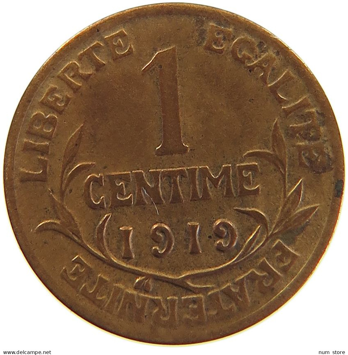 FRANCE CENTIME 1919  #MA 100671 - 1 Centime