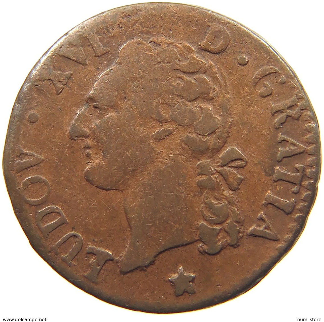 FRANCE COLONIES 5 CENTIMES 1791 MA LOUIS XVI (1774-1793) #MA 022427 - Französische Kolonien (1817-1844)