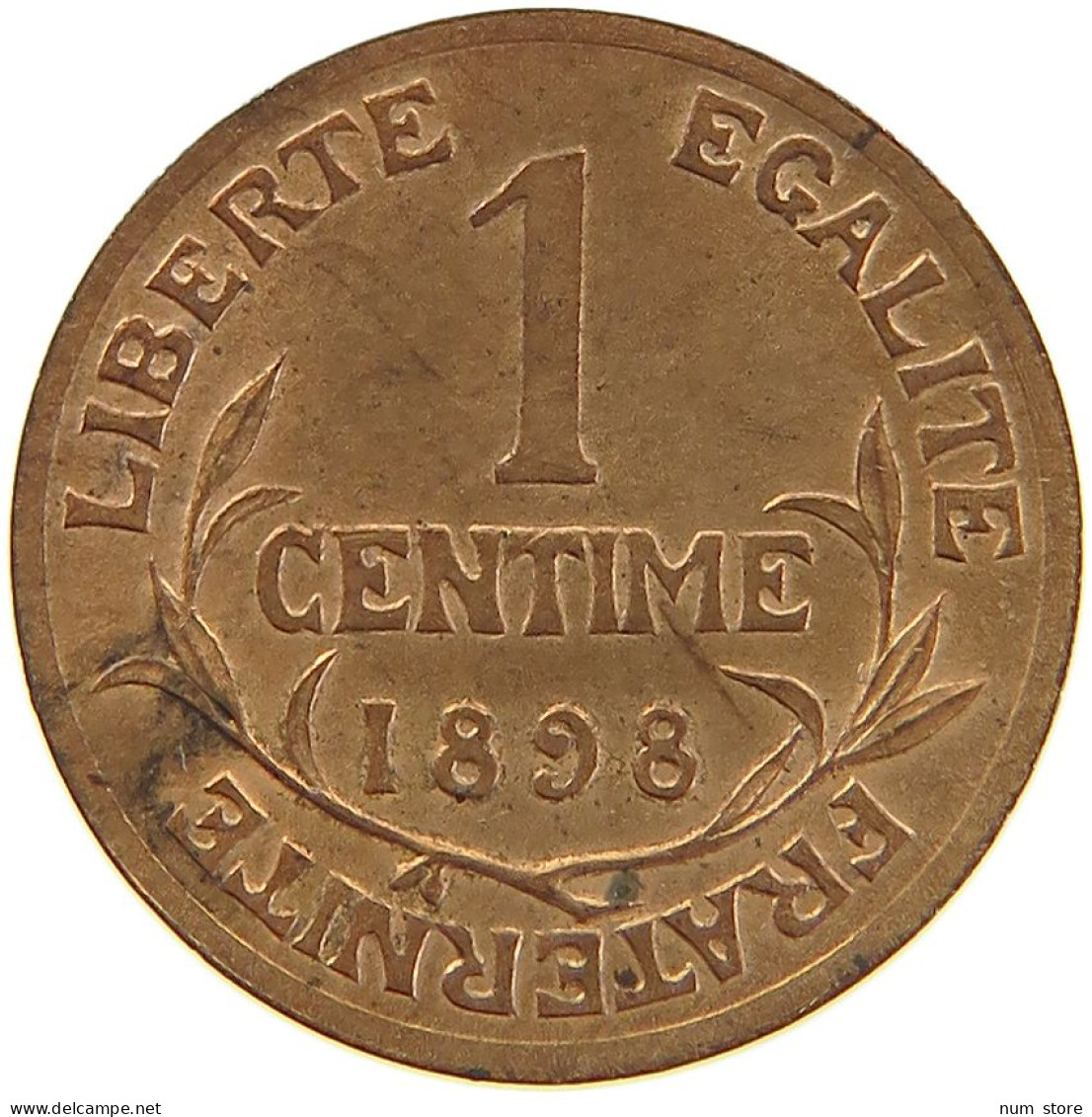 FRANCE CENTIME 1898  #MA 100673 - 1 Centime