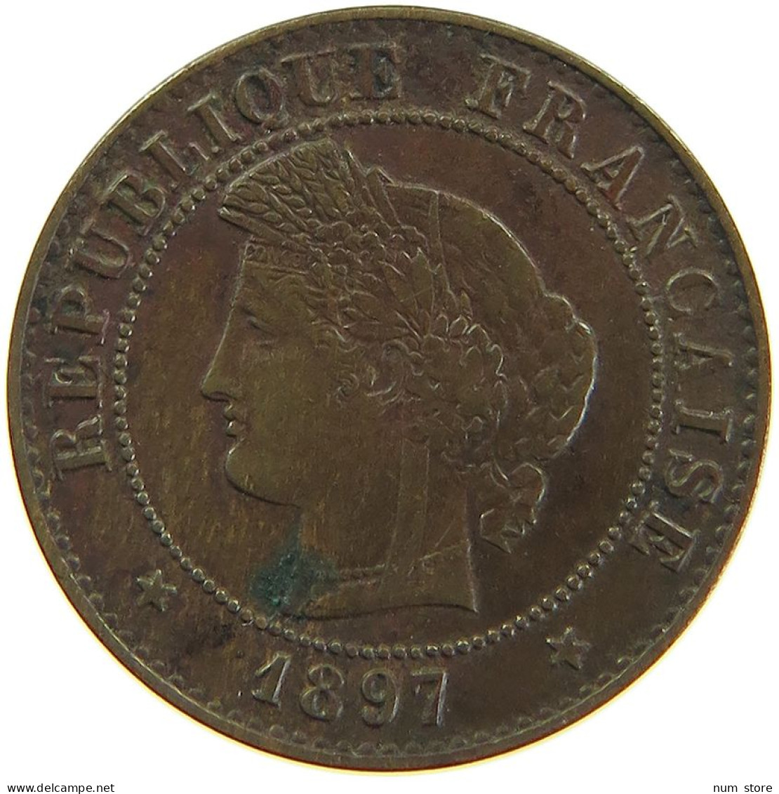 FRANCE CENTIME 1897 A  #MA 100667 - 1 Centime