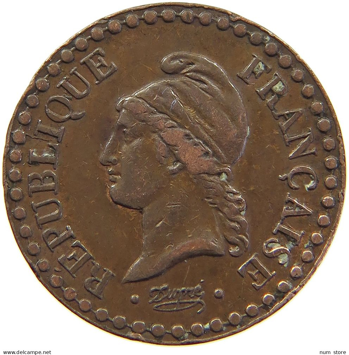 FRANCE CENTIME 1849 A  #MA 104542 - 1 Centime