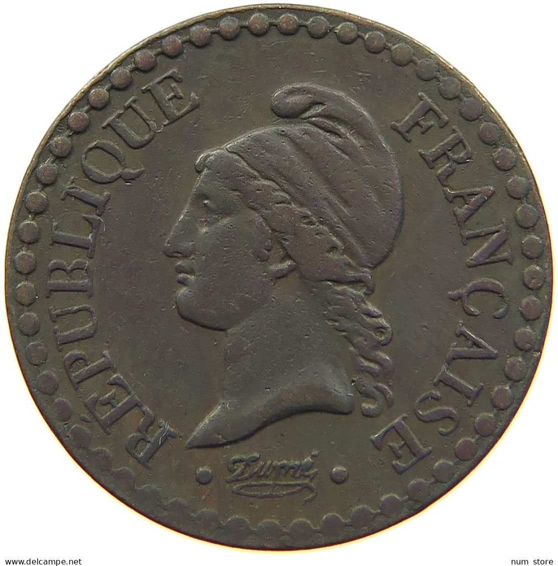 FRANCE CENTIME 1849 A  #MA 022632 - 1 Centime