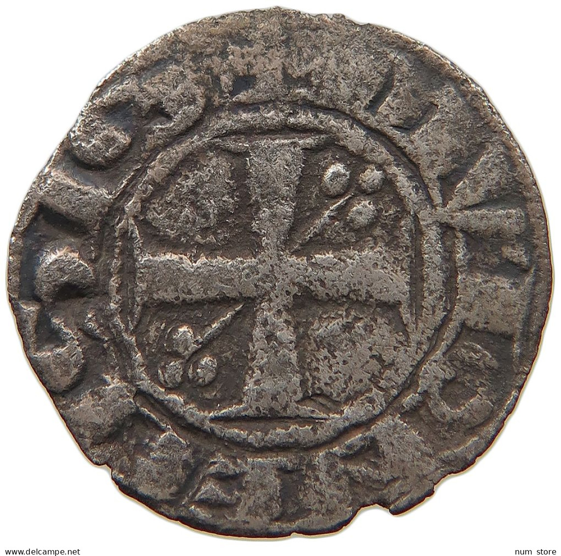 FRANCE BOURGOGNE DENIER 1840 HUGUES IV (1218-1272) DIJON #MA 104446 - Bourgogne