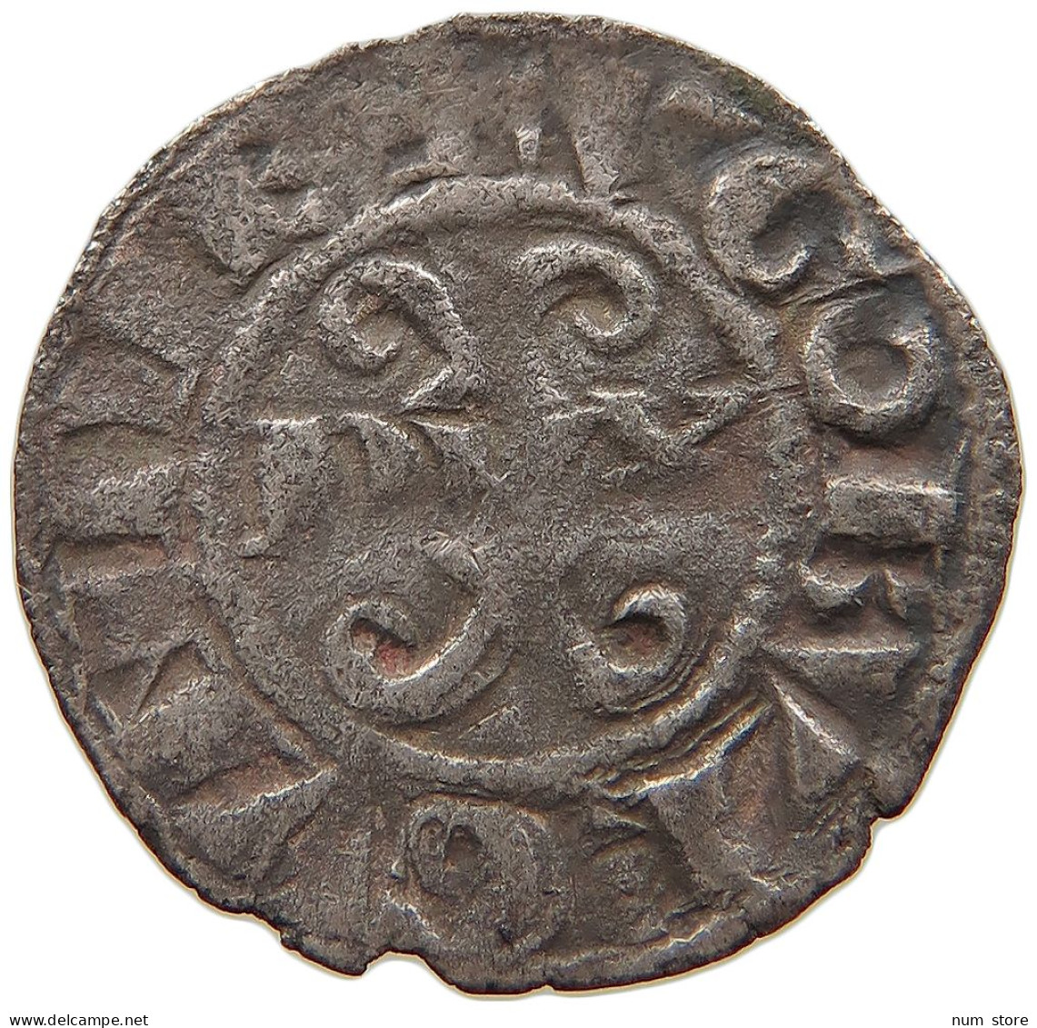 FRANCE BOURGOGNE DENIER 1840 HUGUES IV (1218-1272) DIJON #MA 104446 - Bourgogne