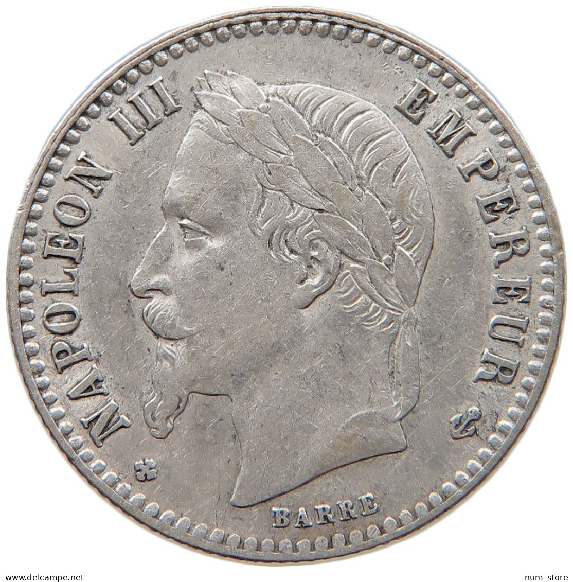 FRANCE 50 CENTIMES 1865 BB NAPOLEON III. (1852-1870) #MA 068859 - 50 Centimes