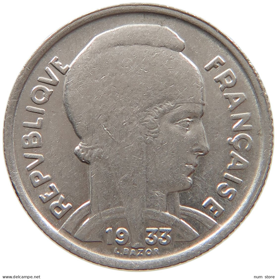 FRANCE 5 FRANCS 1933  #MA 061830 - 5 Francs