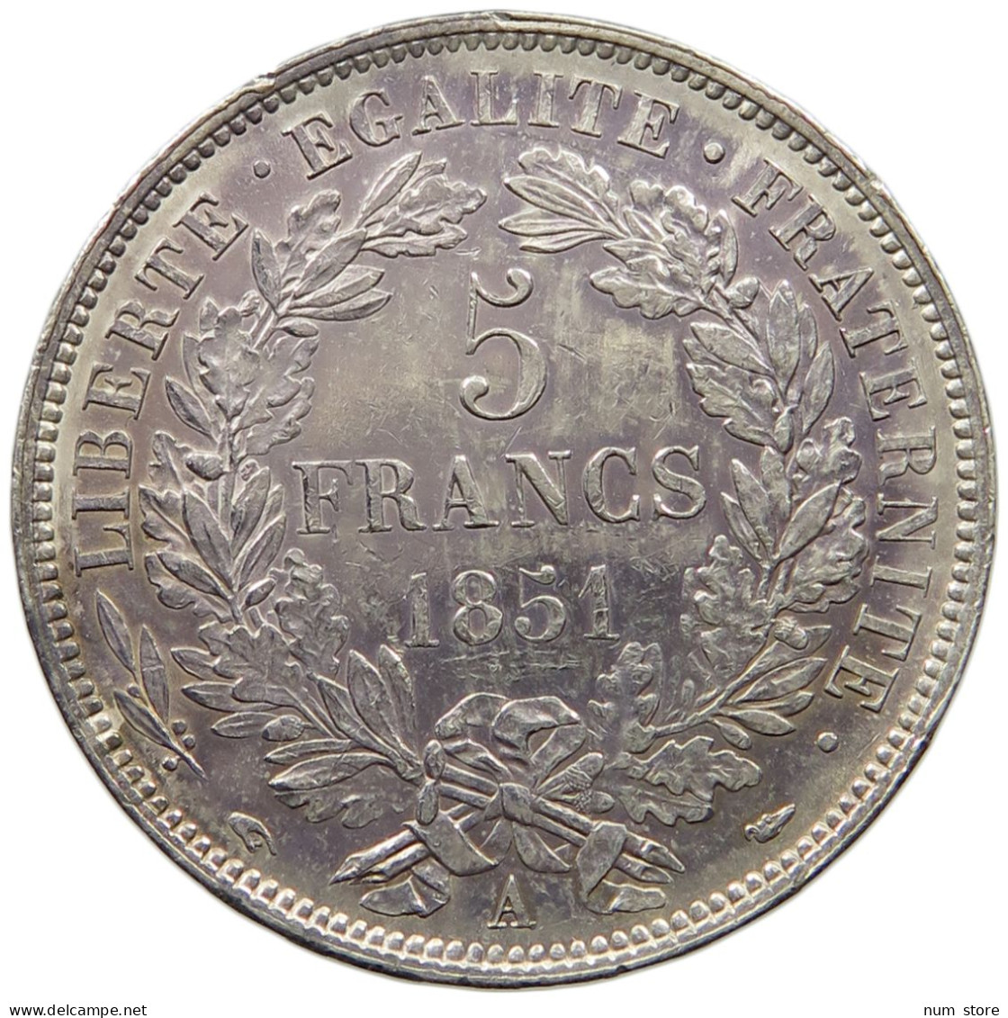 FRANCE 5 FRANCS 1851 A  #MA 011339 - 5 Francs