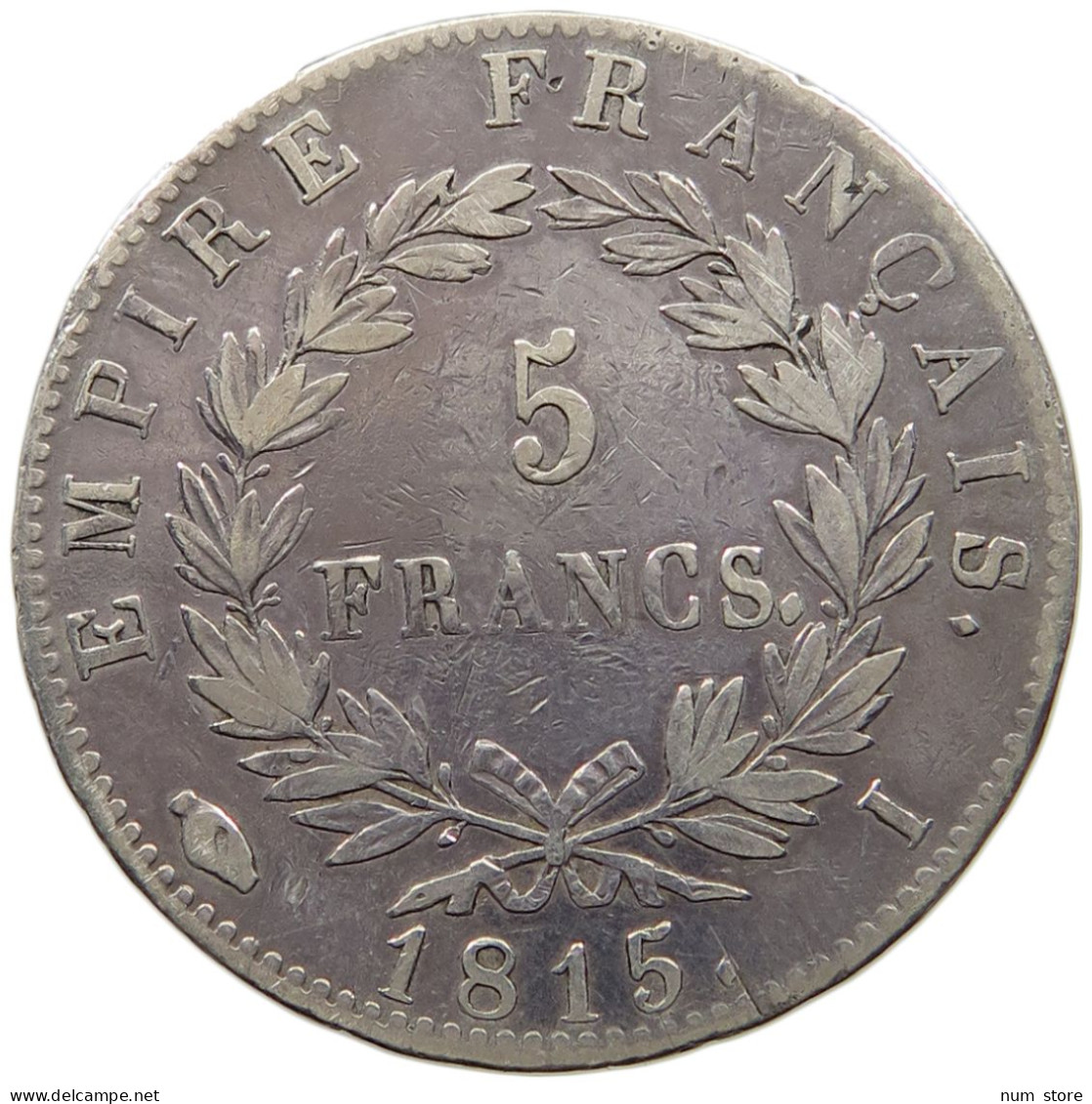 FRANCE 5 FRANCS 1815 I NAPOLEON I. LIMOGES #MA 011326 - 5 Francs