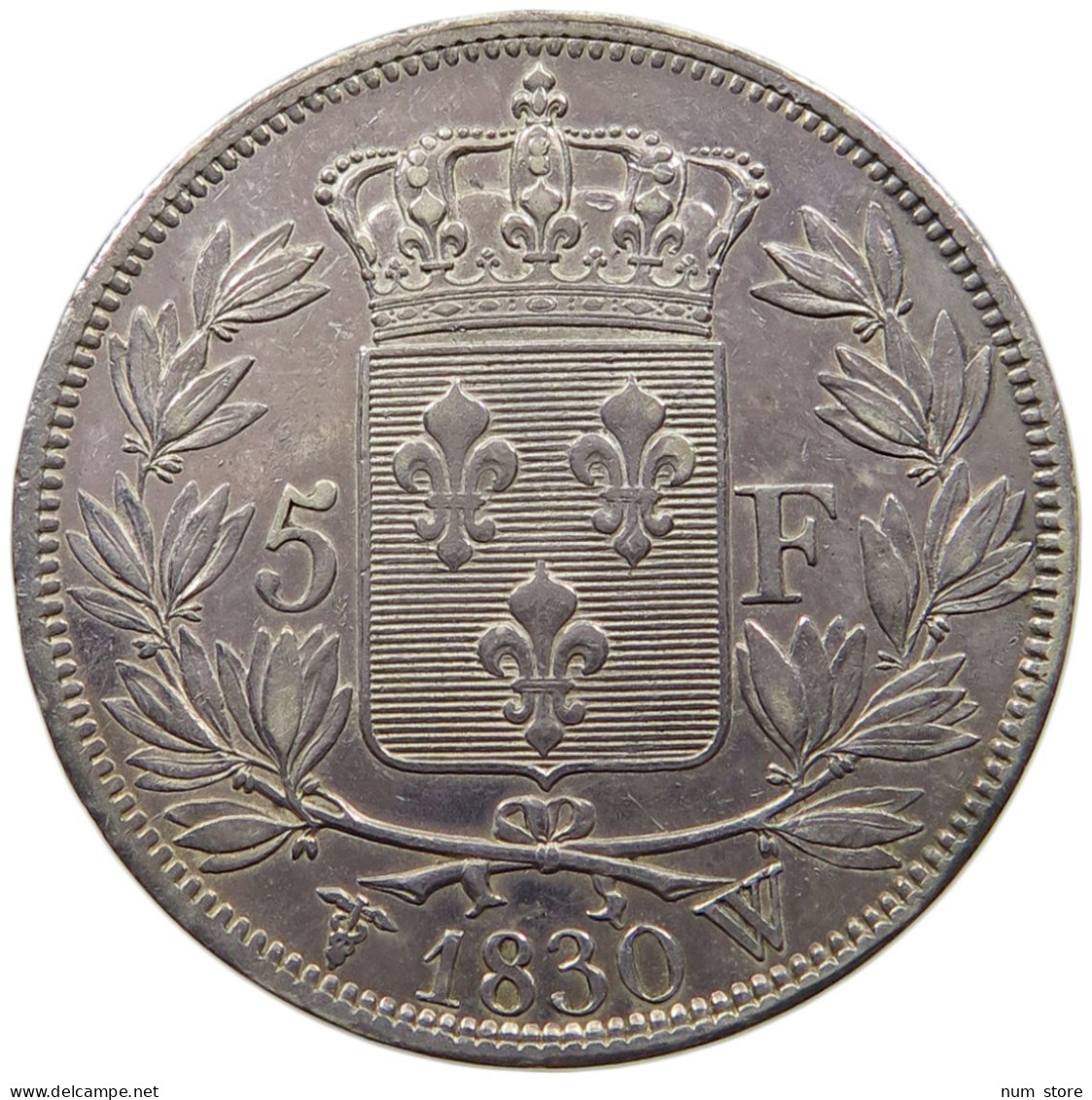 FRANCE 5 FRANCS 1830 W CHARLES X. #MA 011334 - 5 Francs