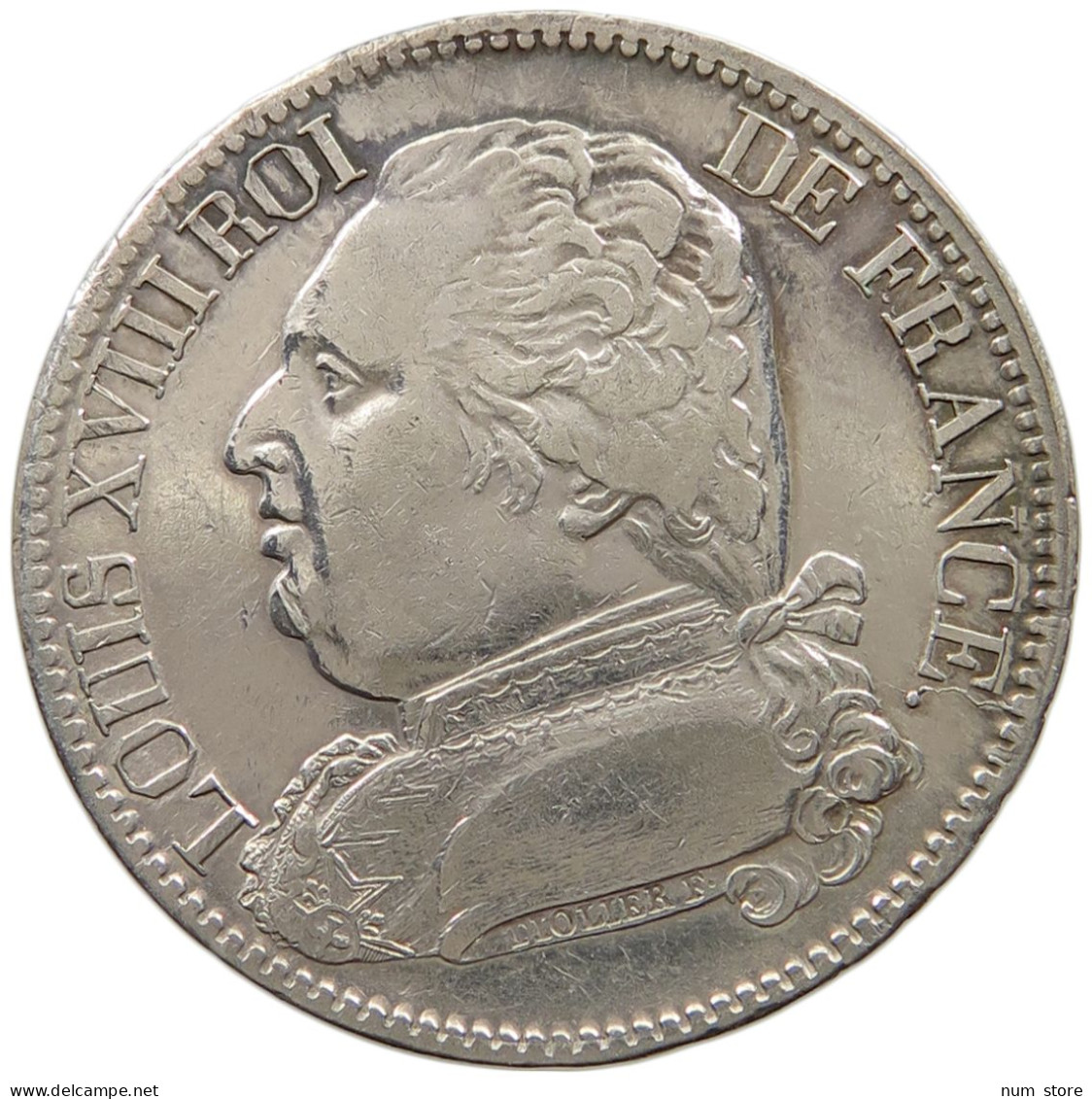 FRANCE 5 FRANCS 1815 I LOUIS XVIII. LIMOGES #MA 011336 - 5 Francs