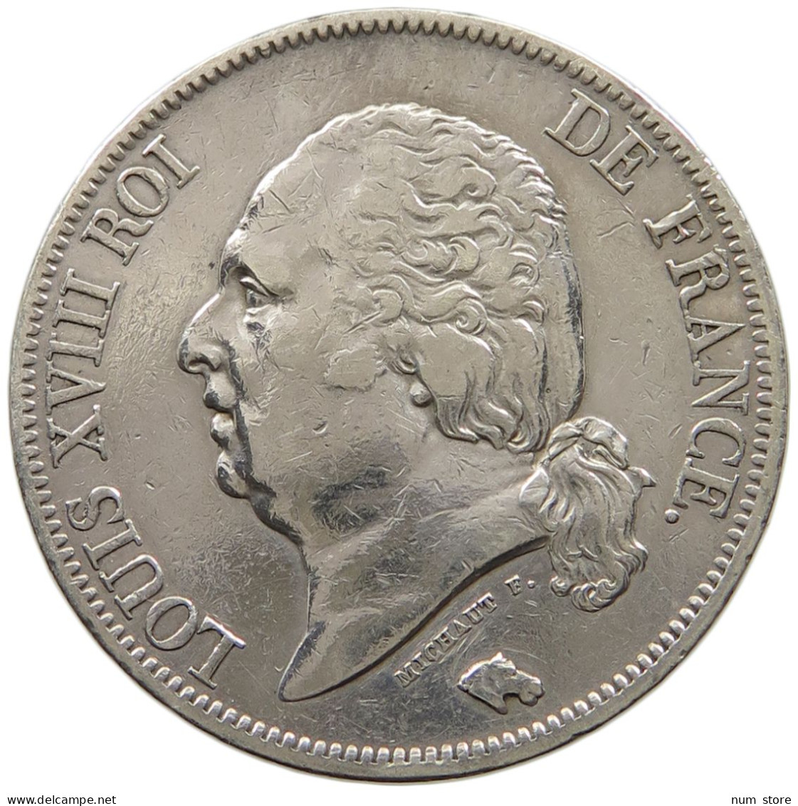 FRANCE 5 FRANCS 1822 W LOUIS XVIII. #MA 011338 - 5 Francs