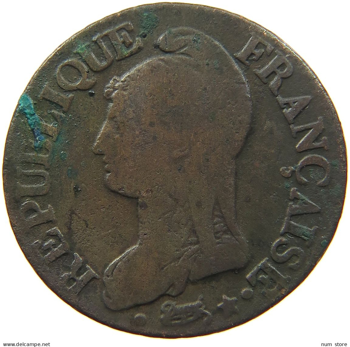 FRANCE 5 CENTIMES AN 8/7 A  #MA 102043 - 5 Centimes