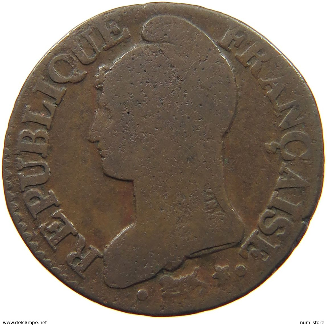 FRANCE 5 CENTIMES AN 8 W  #MA 021724 - 5 Centimes