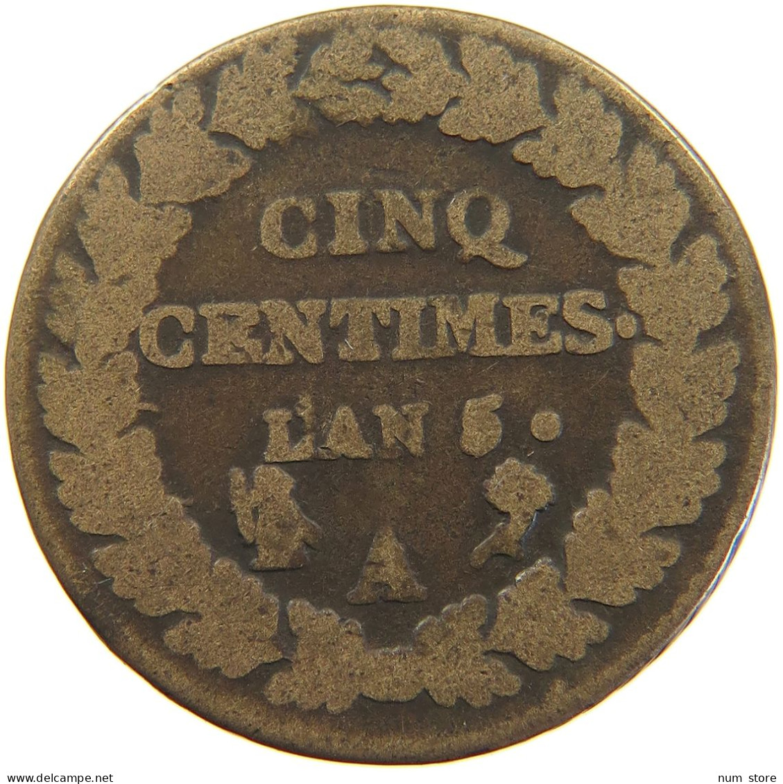 FRANCE 5 CENTIMES AN 5 A  #MA 067755 - 5 Centimes