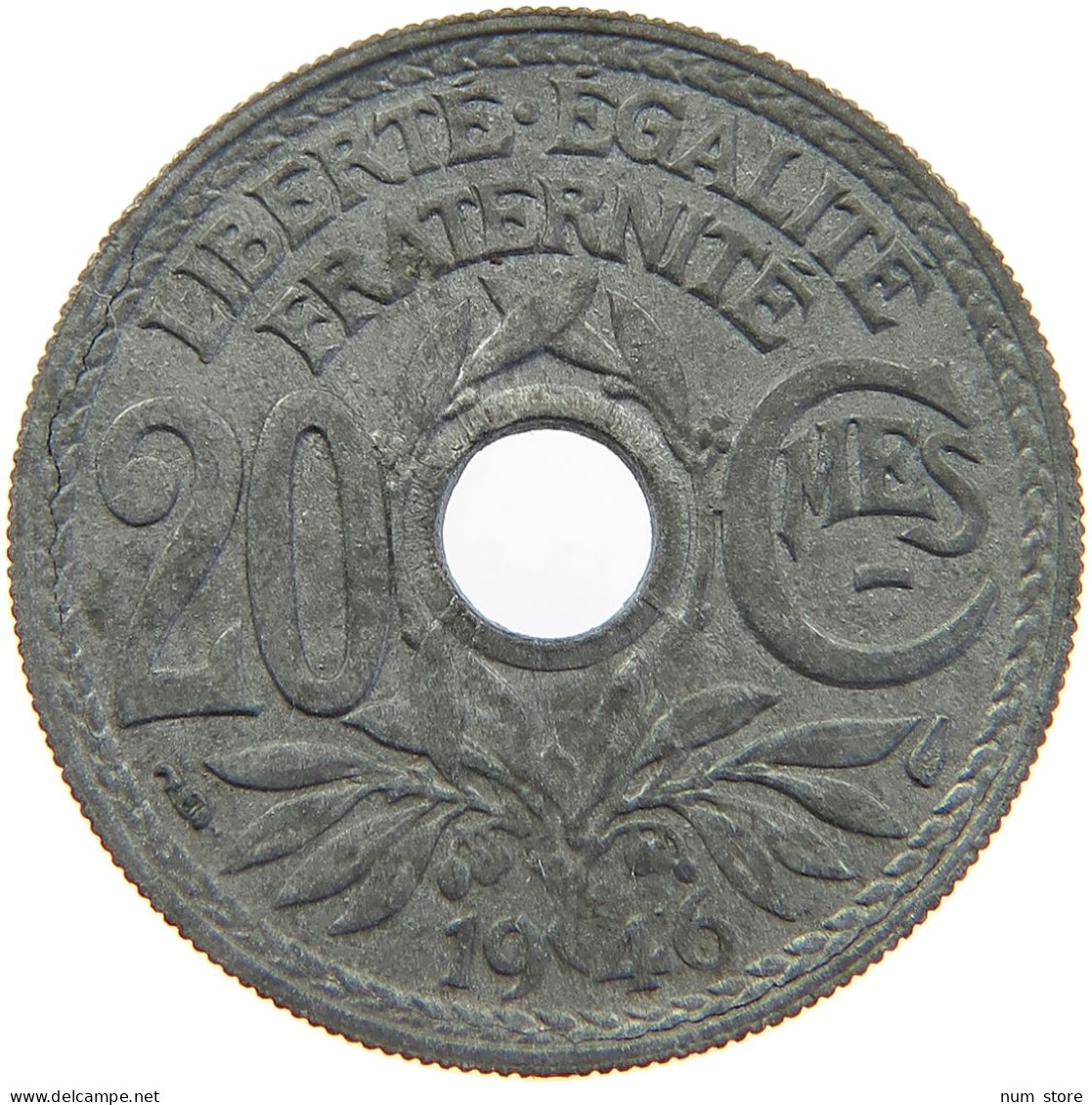 FRANCE 20 CENTIMES 1946  #MA 104151 - 20 Centimes