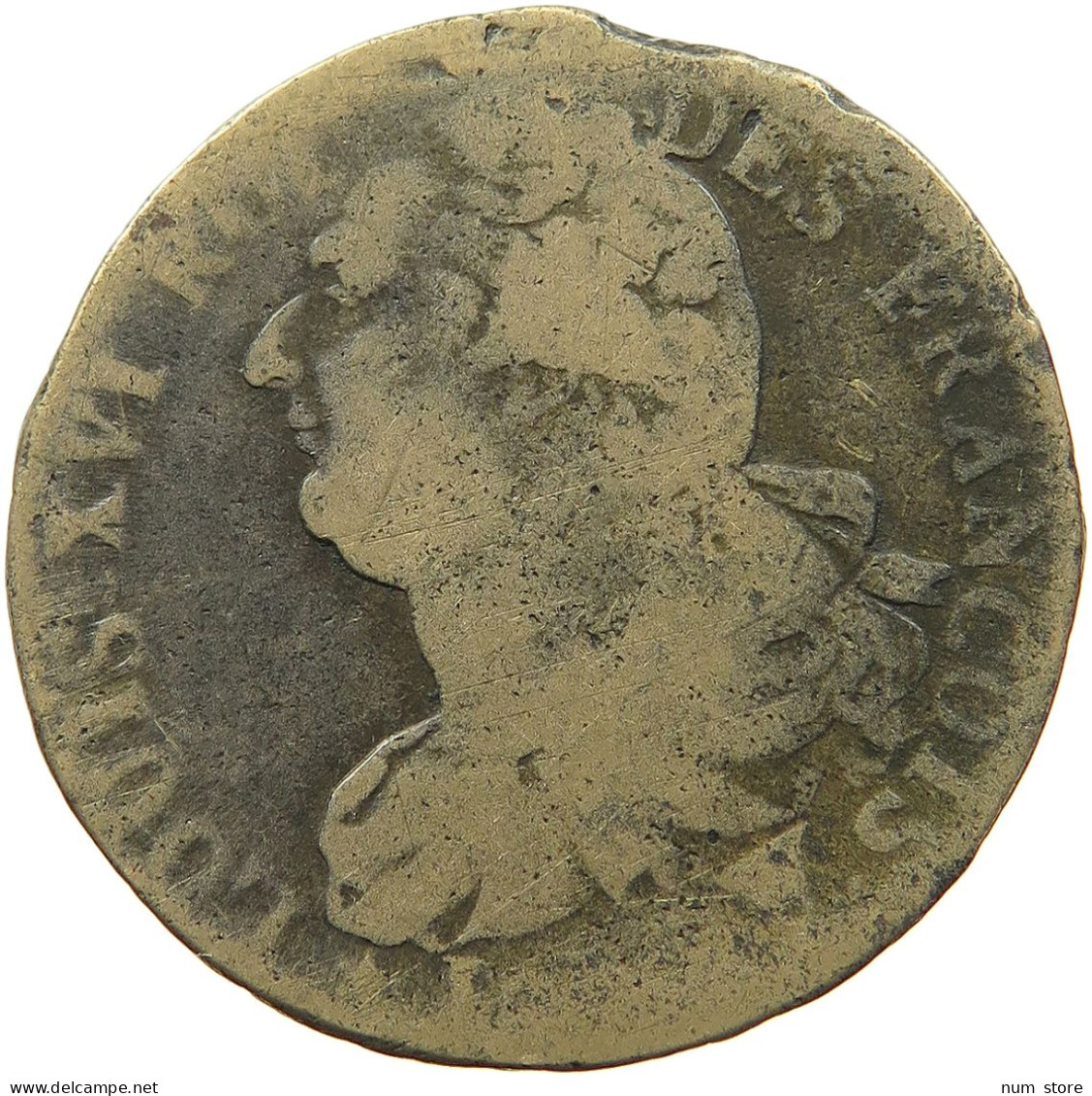 FRANCE 2 SOLS 1792 W LOUIS XVI. (1774-1793) #MA 102030 - 1792-1804 Erste Französische Republik