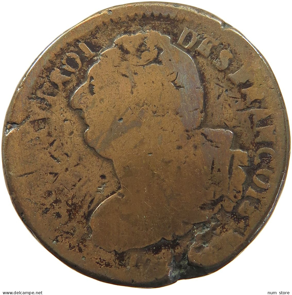 FRANCE 2 SOLS AN 5 1793 LOUIS XVI. (1774-1793) #MA 102025 - 1792-1804 Primera República 