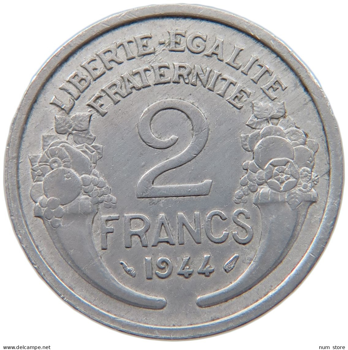 FRANCE 2 FRANCS 1944  #MA 098744 - 2 Francs