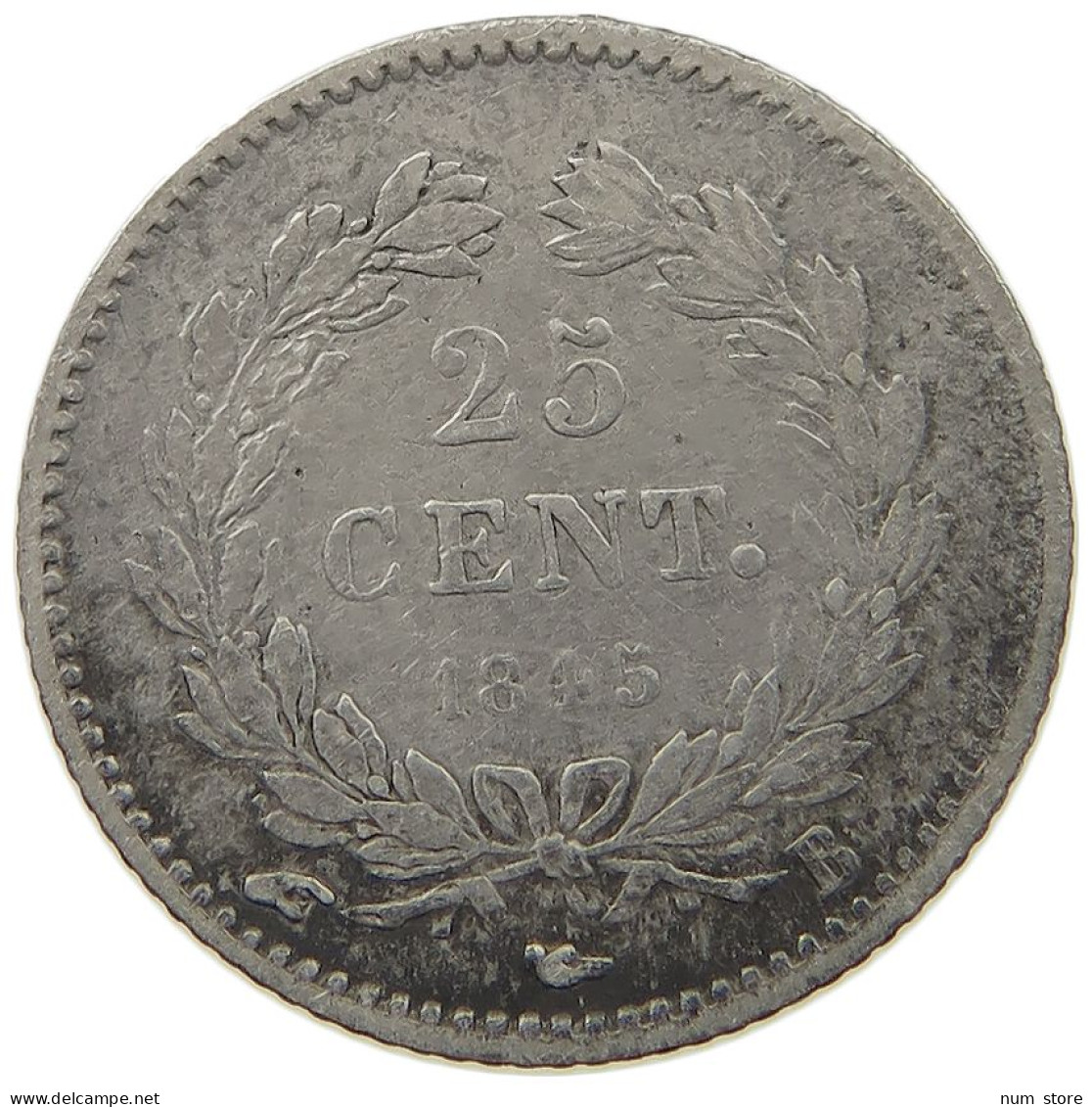 FRANCE 25 CENTIMES 1845 B LOUIS PHILIPPE I. #MA 021569 - 25 Centimes