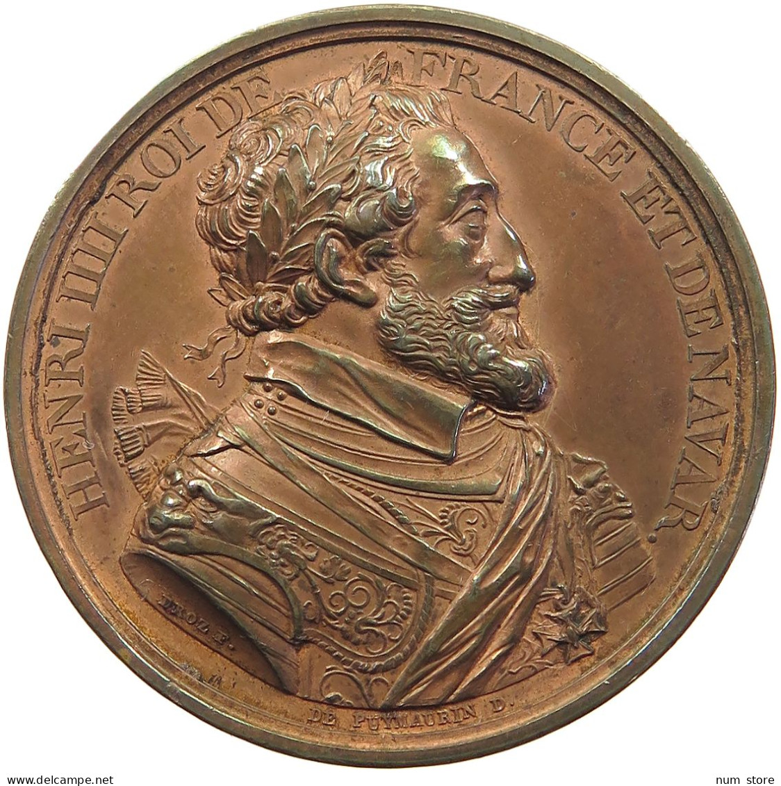 FRANCE MEDAILLE 1814 LOUIS XVIII. 1814-1824. PREMIER RESTAURATION #MA 020002 - Autres & Non Classés