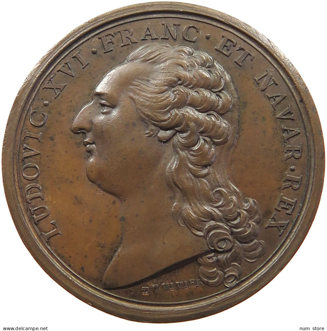 FRANCE MEDAILLE  LOUIS XVI PRIX DE L’ACADÉMIE ROYALE DE PEINTURE ET DE SCULPTURE #MA 020010 - 1774-1791 Ludwig XVI.