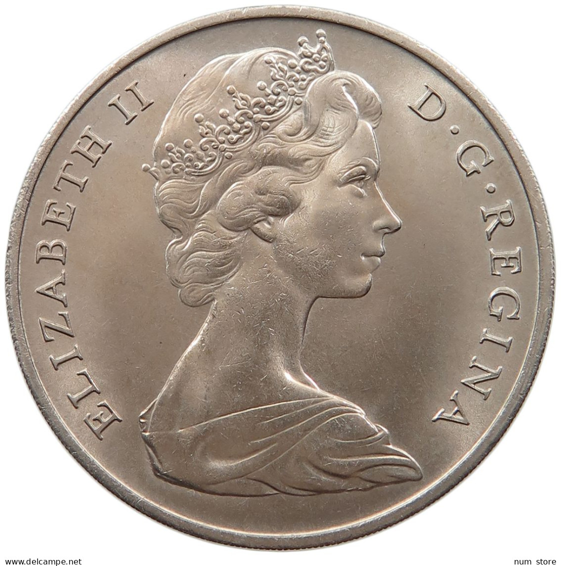 GIBRALTAR CROWN 1967 ELIZABETH II. (1952-2022) #MA 068682 - Gibraltar