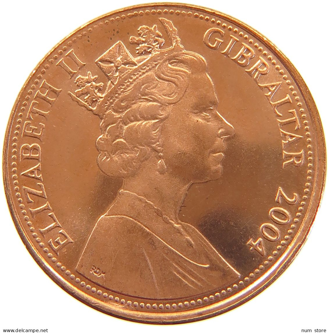 GIBRALTAR 2 PENCE 2004 ELIZABETH II. (1952-2022) #MA 066570 - Gibraltar