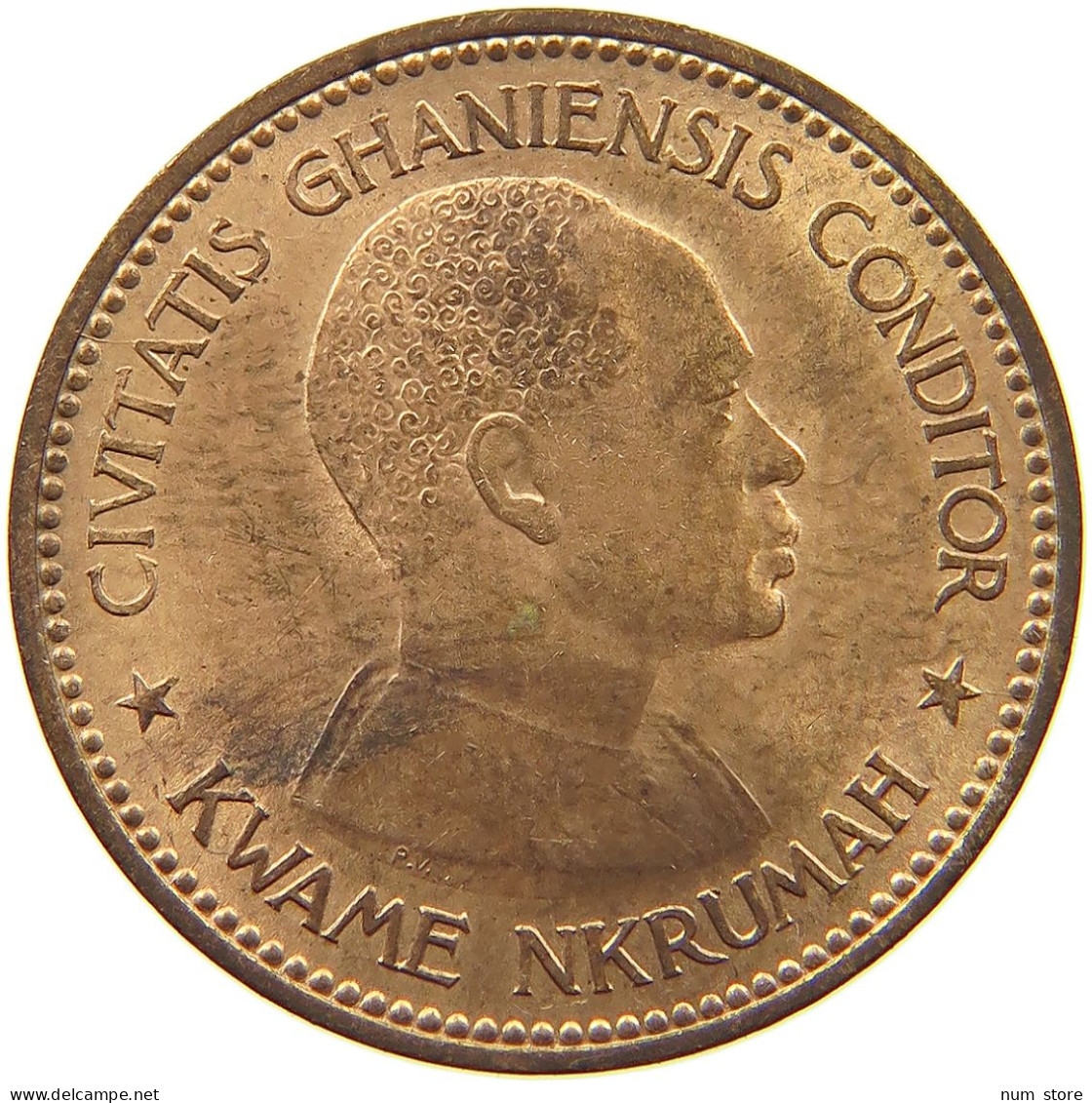 GHANA PENNY 1958  #MA 101077 - Ghana