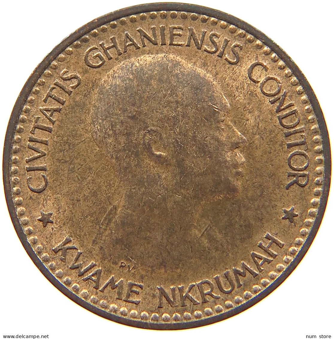 GHANA 1/2 PENNY 1958  #MA 067481 - Ghana